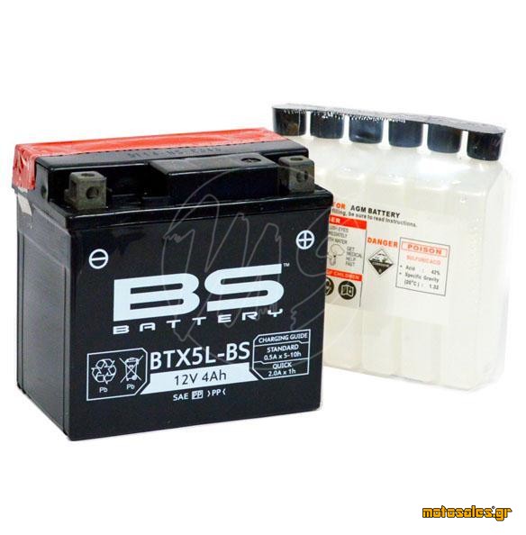 Πωλείται Καινούργιο - Μπαταρίες - bs battery btx5l-bs 